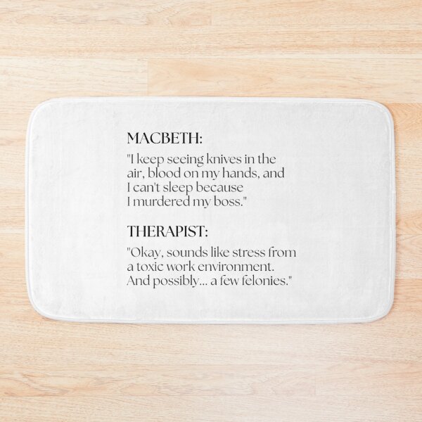 Item preview, Macbeth Goes to Therapy designed and sold by ObsidianDaz.