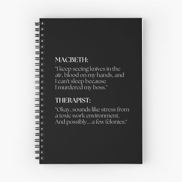 Item preview, Macbeth Goes to Therapy designed and sold by ObsidianDaz.