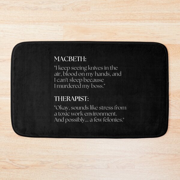 Item preview, Macbeth Goes to Therapy designed and sold by ObsidianDaz.