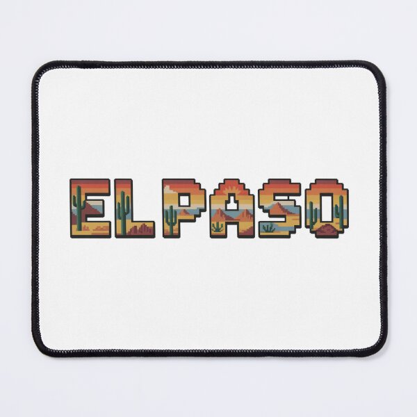 Item preview, El Paso Texas Pixel Art – 8-Bit Desert Sunset Retro Design designed and sold by CircinusStore.