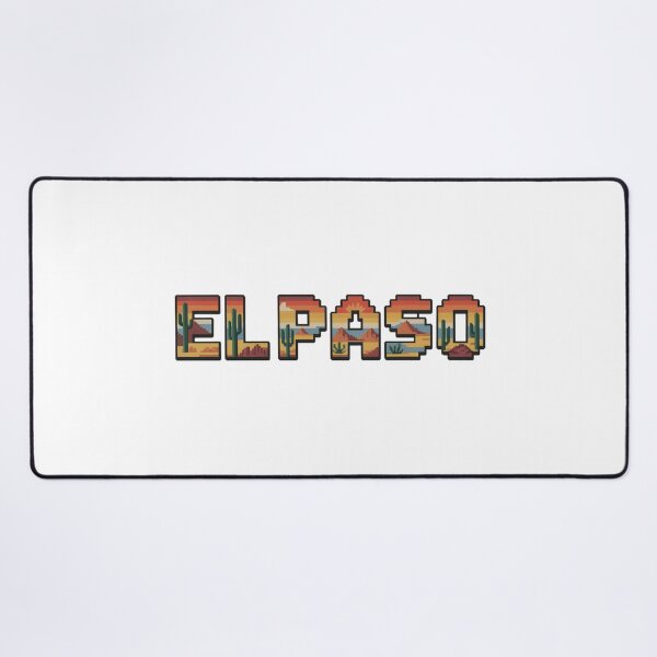 Item preview, El Paso Texas Pixel Art – 8-Bit Desert Sunset Retro Design designed and sold by CircinusStore.