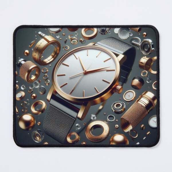 Item preview, Timeless Moment – Floating Watch Minimalist Surreal Design designed and sold by ashokreddy343.