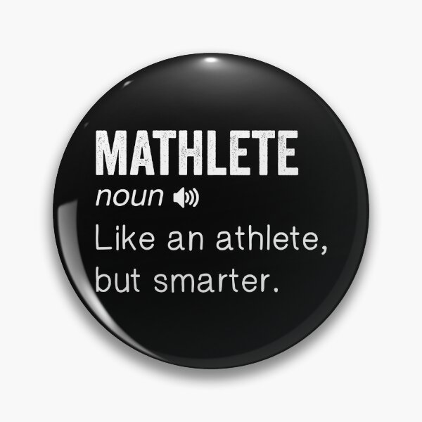 Item preview, Mathlete – White Dictionary Text Minimalist Design designed and sold by EmeraldeaArt.