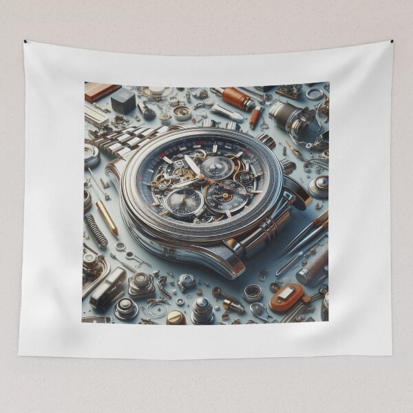 Item preview, Time Suspended – Floating Watch Concept Art designed and sold by ashokreddy343.