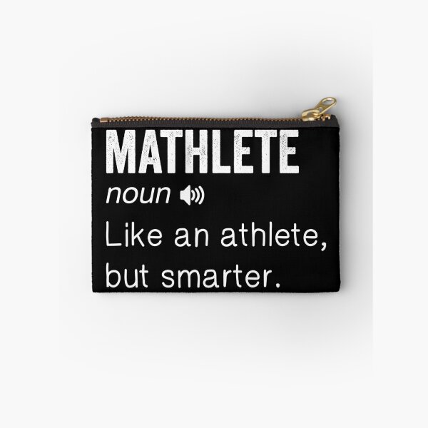 Item preview, Mathlete – White Dictionary Text Minimalist Design designed and sold by EmeraldeaArt.