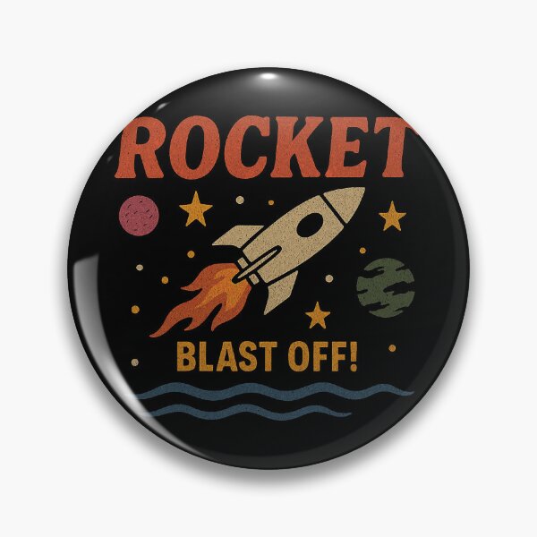 Item preview, Rocket Blast Off! Retro Space Launch designed and sold by zzz888.