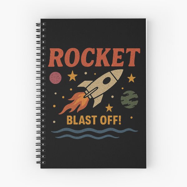 Item preview, Rocket Blast Off! Retro Space Launch designed and sold by zzz888.