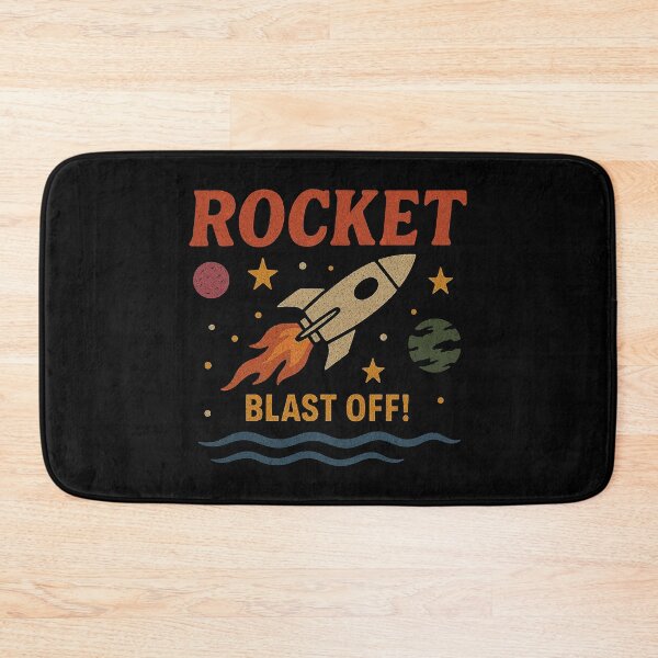 Item preview, Rocket Blast Off! Retro Space Launch designed and sold by zzz888.