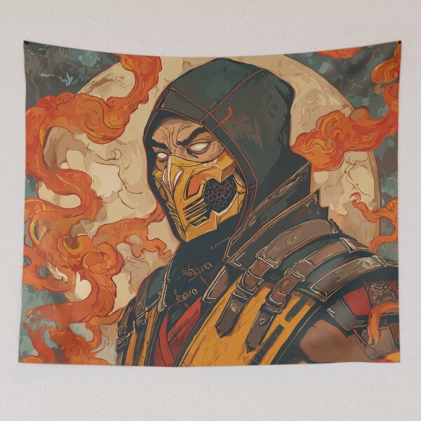 Item preview, Vengeful Scorpion Mortal Kombat designed and sold by bapupa.