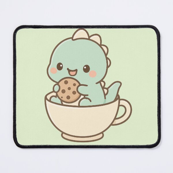 Item preview, chibi kawaii dinosaur - cute dino designed and sold by mokato.