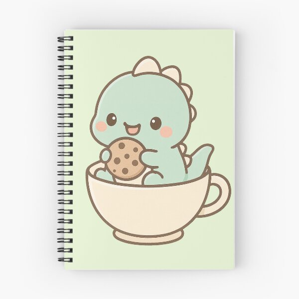 Item preview, chibi kawaii dinosaur - cute dino designed and sold by mokato.