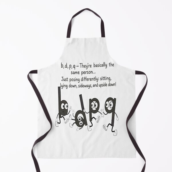 Item preview, Funny Alphabet b d p q Character Design designed and sold by Taans-Creation.