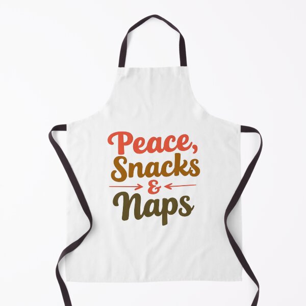 Item preview, Peace, Snacks & Naps - Groovy Good Vibes Design designed and sold by PrintandJoy.