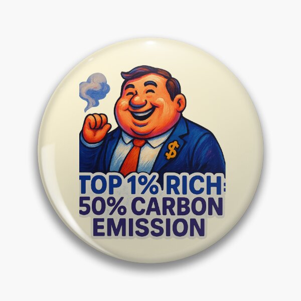 Item preview, Top 1 Rich 50 Carbon Emission designed and sold by DesignPrePress.