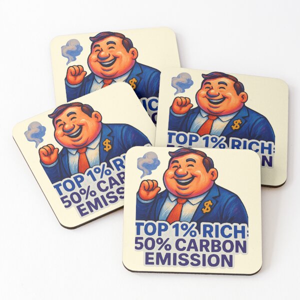 Item preview, Top 1 Rich 50 Carbon Emission designed and sold by DesignPrePress.