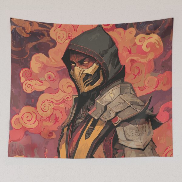 Item preview, Ninja Scorpion Mortal Kombat designed and sold by bapupa.