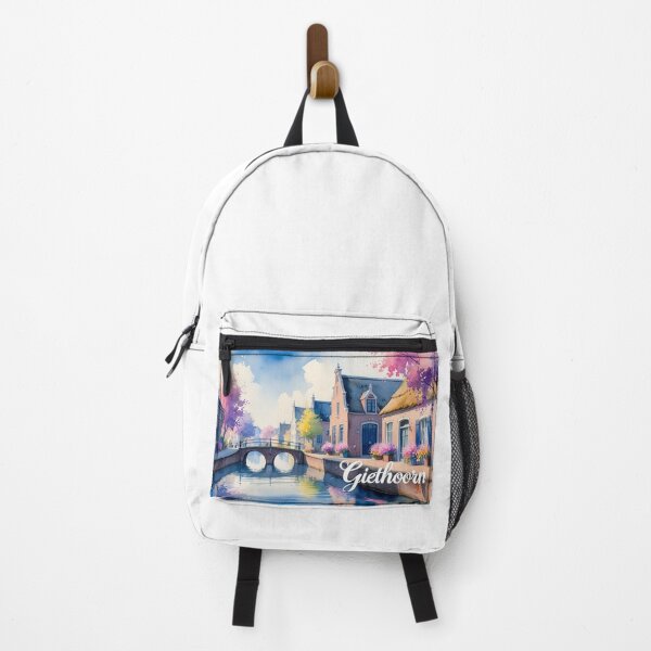 Item preview, Giethoorn, the car-free village – Floral charm in watercolor designed and sold by StormArte.