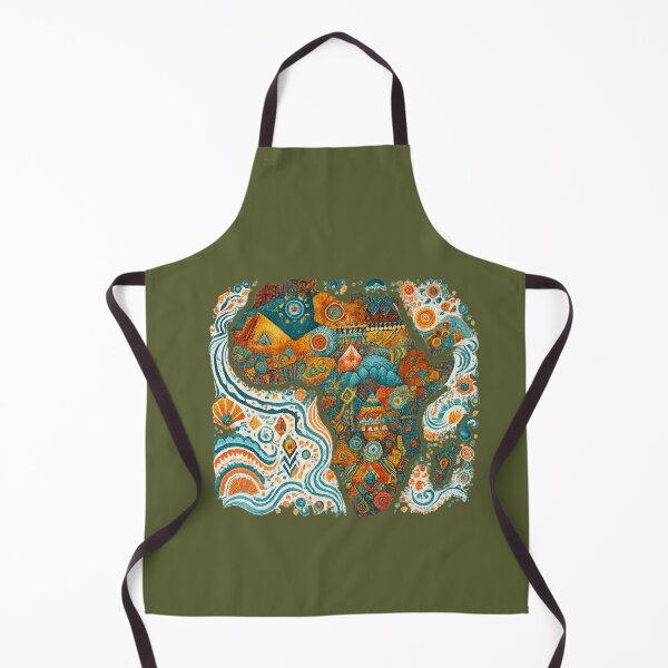 Item preview, Colorful vibrant Map of Africa, African Heritage, African Pride designed and sold by Afrocarribe.