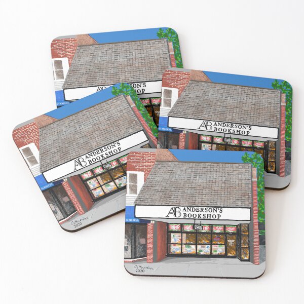 Item preview, Downers Grove, Illinois, Anderson's Bookshop, Painting the Town Series, Decorative Art, Home Decor designed and sold by GalleryTrio.