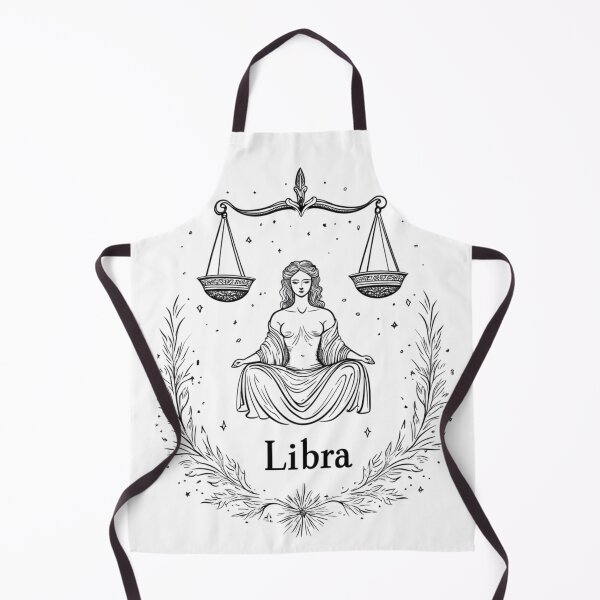 Item preview, Libra Zodiac Sign | Minimalist Line Art Astrology Design designed and sold by Inkora-Art.