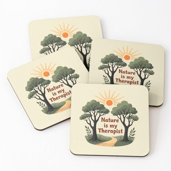 Item preview, Nature is my therapist - Vintage Therapy Session Design designed and sold by PrintandJoy.