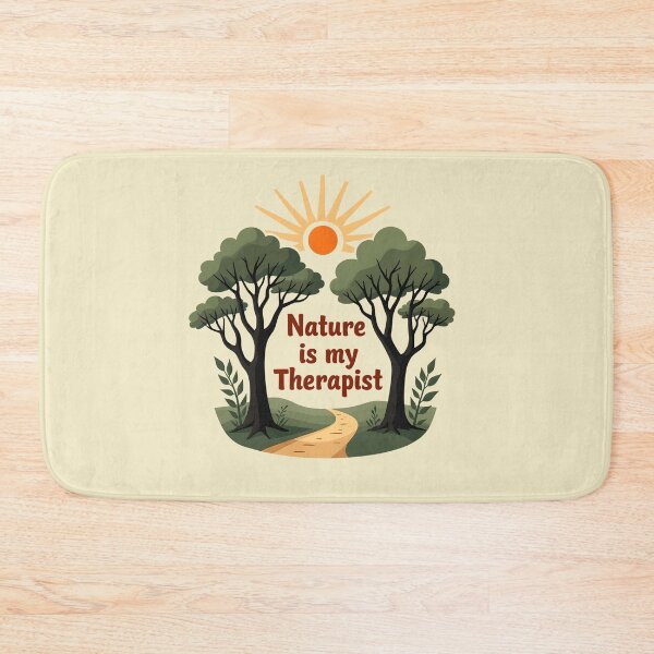 Item preview, Nature is my therapist - Vintage Therapy Session Design designed and sold by PrintandJoy.