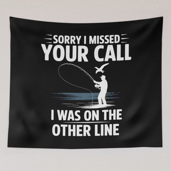 Item preview, I Was On The Other Line Fishing designed and sold by waazwee6.