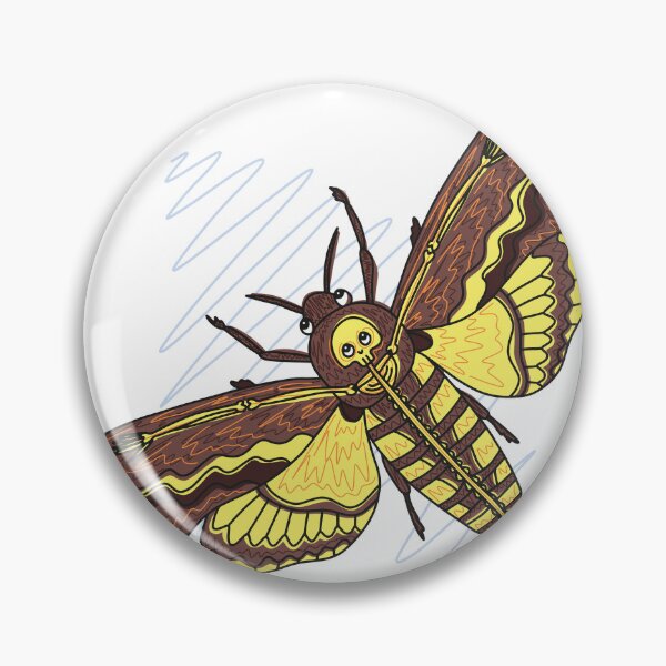 Item preview, Death's-head Hawkmoth designed and sold by alina-k-design.