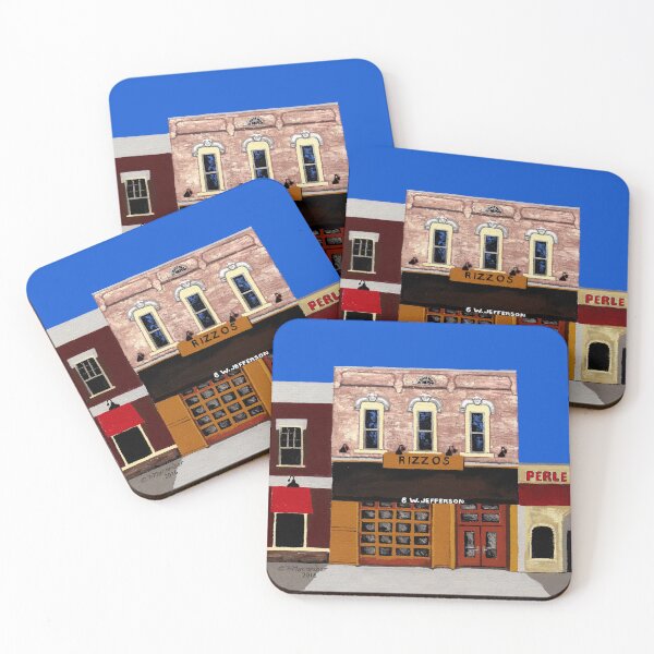 Item preview, Naperville, Illinois, Rizzo's, Painting the Town Series, Decorative Art, Home Decor designed and sold by GalleryTrio.