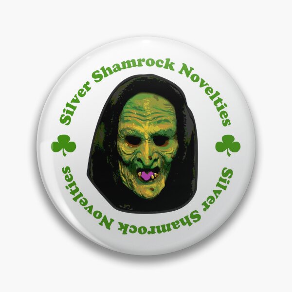 Item preview, Silver Shamrock Witch designed and sold by beretro.