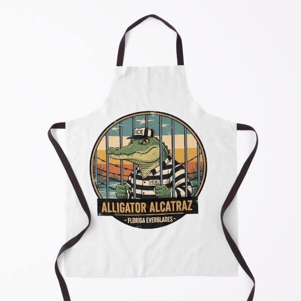 Item preview, Alligator Alcatraz – Florida Everglades ICE Prison Design designed and sold by BambaKchula.
