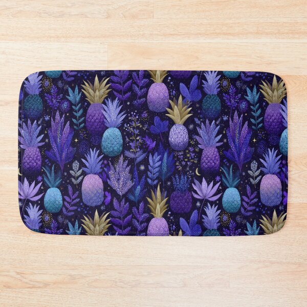 Item preview, Midnight Pineapple Garden Pattern designed and sold by SQSHD-Pineapple.