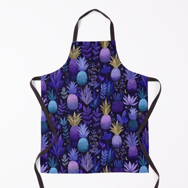 Item preview, Midnight Pineapple Garden Pattern designed and sold by SQSHD-Pineapple.