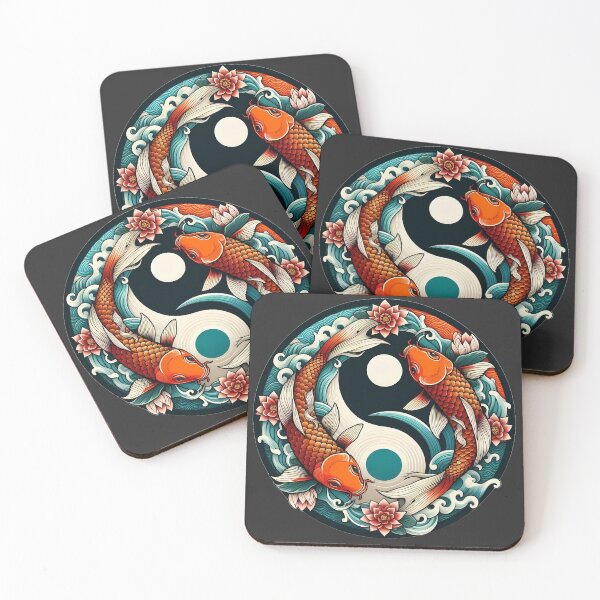 Item preview, Koi Yin-Yang designed and sold by InklingCo.