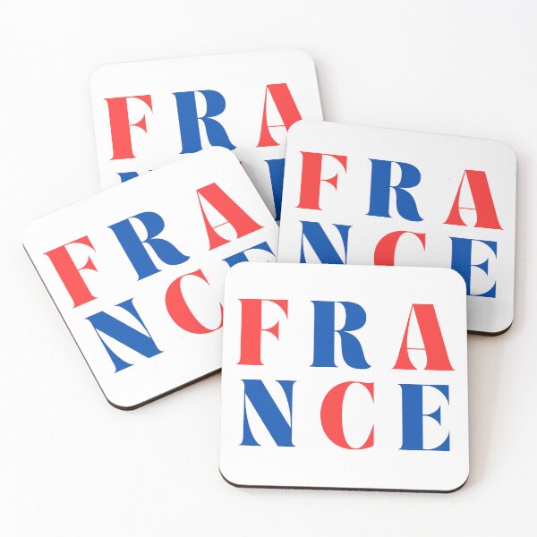 Artikelvorschau, Paris Rote und blaue Buchstaben Französischer Text entworfen und verkauft von JeSuisAgnes.