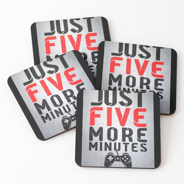Item preview, Just Five More Minutes Gaming Poster designed and sold by Enea Kelo.