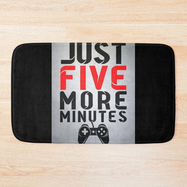 Item preview, Just Five More Minutes Gaming Poster designed and sold by Enea Kelo.
