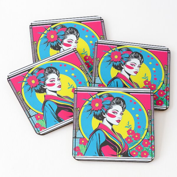 Item preview, Neon Grace: The Pop Geisha designed and sold by Scarlet Delta Atelier .