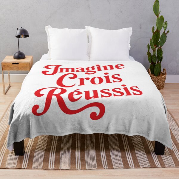 Aperçu de l'œuvre Imagine, Crois, Réussis tee shirt positivité créée et vendue par chol94.