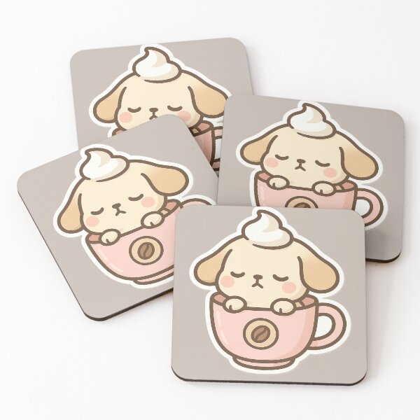 Item preview, chibi cute animals - kawaii dog designed and sold by mokato.