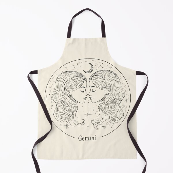 Item preview, Gemini Zodiac Sign | Duality-Inspired Minimalist Astrology Line Art Design designed and sold by Inkora-Art.