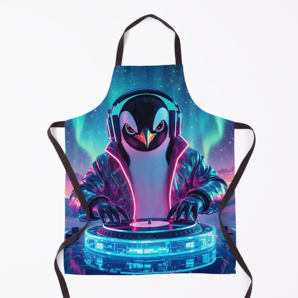 Item preview, Cosmic DJ   Penguin &  Cyber Penguin designed and sold by Felia001.