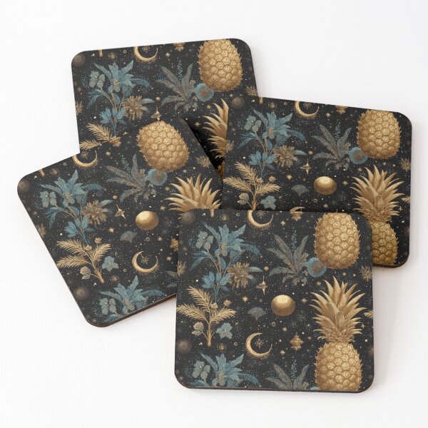 Item preview, Celestial Pineapple Tapestry Pattern designed and sold by SQSHD-Pineapple.