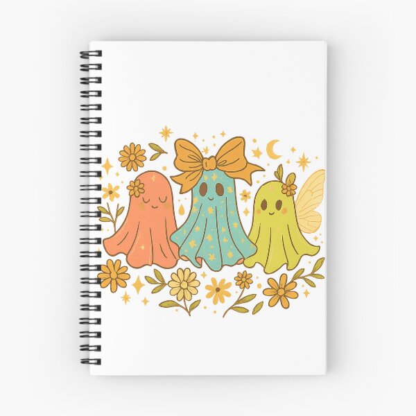 Item preview, Halloween ghost retro png｜ghostly halloween png｜autmn png｜falloween png｜pink ghost png, fall boho png｜hello pumpkin png｜floral halloween designed and sold by PixelBlooming.