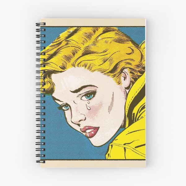 Item preview, pop art girl crying designed and sold by SAUHER.