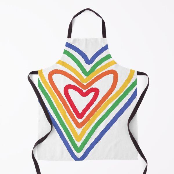 Item preview, Rainbow Heart Love – Hand-Drawn Pride-Inspired Colorful Design designed and sold by lunacustomsph.