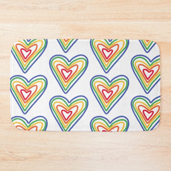 Item preview, Rainbow Heart Love – Hand-Drawn Pride-Inspired Colorful Design designed and sold by lunacustomsph.