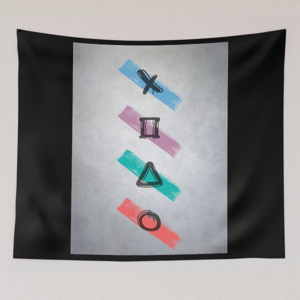 Item preview, Brushstroke Glyphs Gaming Poster designed and sold by Enea Kelo.