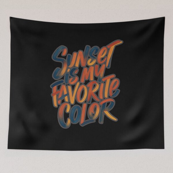 Item preview, Sunset Is My Favorite Color – Aesthetic Retro Quote designed and sold by MomentumbyOla.
