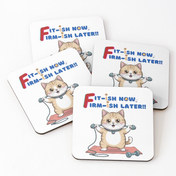 Item preview, Fit-ish Cat, Firm-ish Hope designed and sold by Quirk & Calm Studio.
